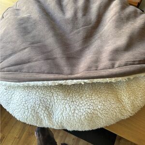 Large Suede Cozy Cave